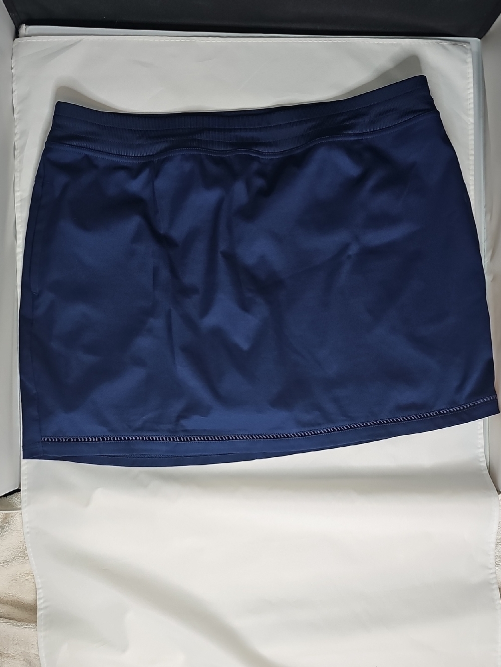 St. John's Bay Navy Athletic Skirt